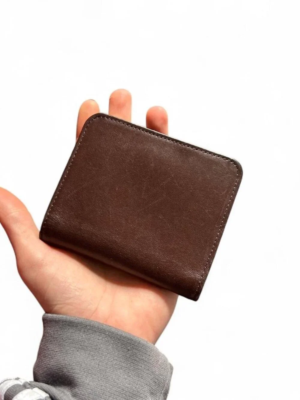 Coach brown leather wallet #leather #luxury  Coach snap wallet crafted from refi
